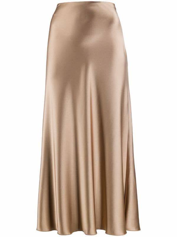 Jupe satin longue